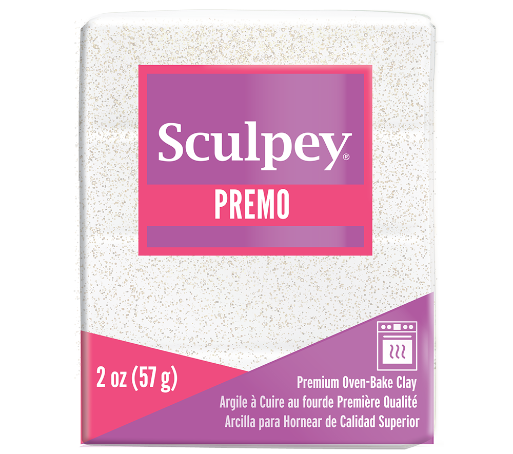 Sculpey Premo Accents Ekstra Efektli Polimer Kil 5057 White Glitter