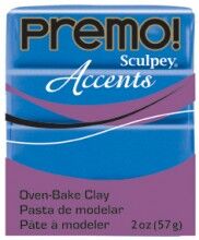 Sculpey Premo Accents Ekstra Efektli Polimer Kil 5289 Blue Pearl