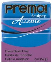 Sculpey Premo Accents Ekstra Efektli Polimer Kil 5289 Blue Pearl