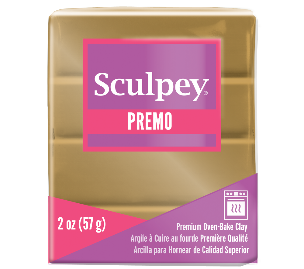 Sculpey Premo Accents Ekstra Efektli Polimer Kil 5517 Antique Gold