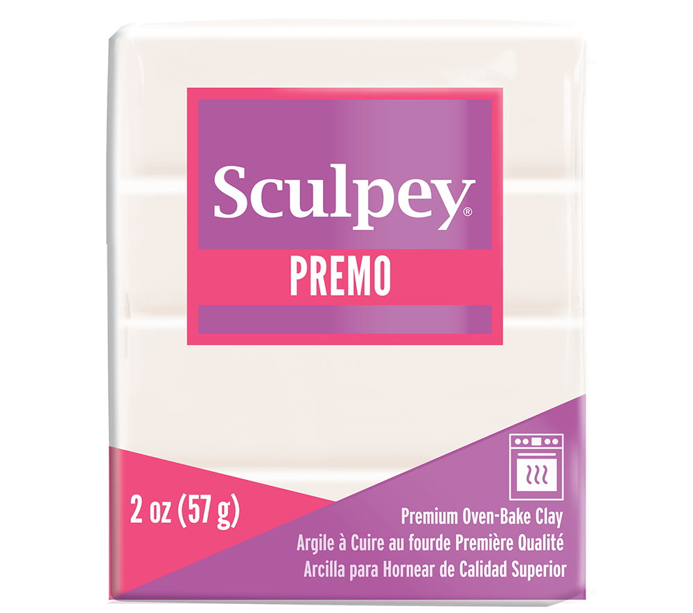 Sculpey Premo Accents Ekstra Efektli Polimer Kil 5527 White Translucent