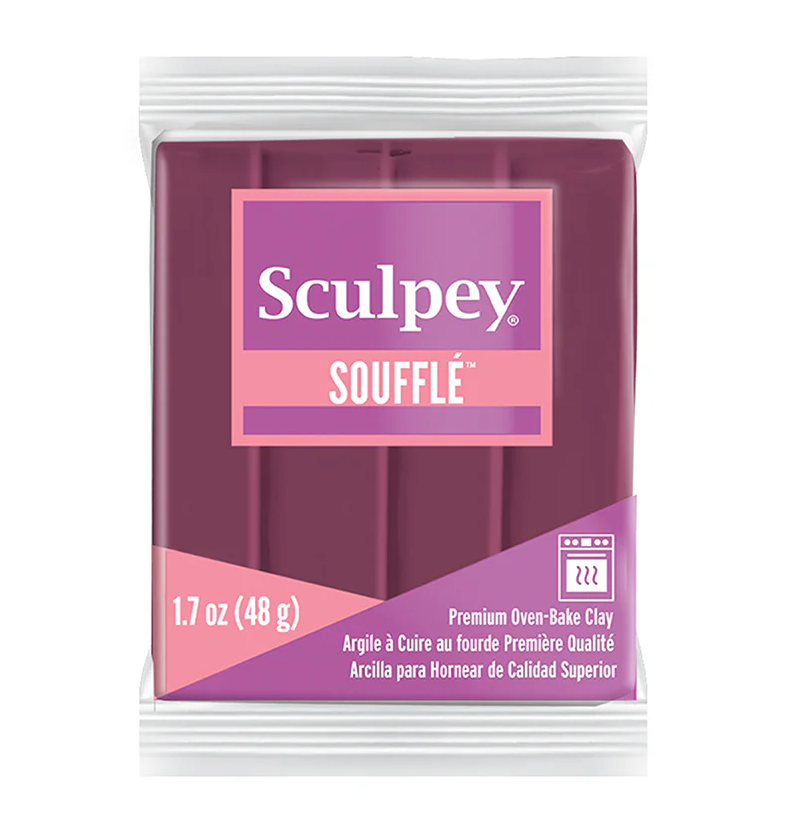Sculpey Souffle Polimer Kil 48 Gr. Cabarnet