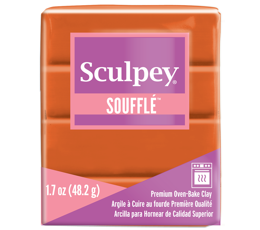 Sculpey Souffle Polimer Kil 48 Gr. Balkabağı (pumpkin)