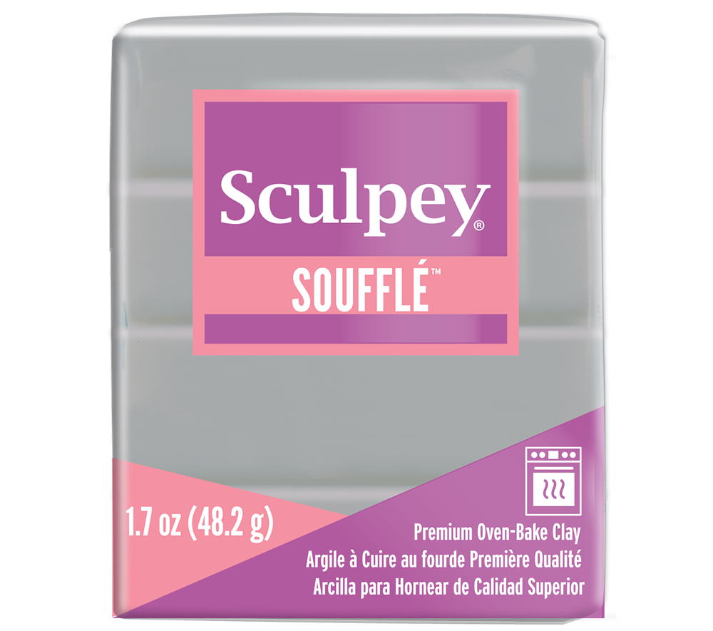 Sculpey Souffle Polimer Kil 48 Gr. Concrete Grey