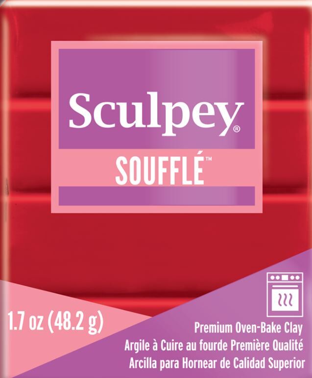 Sculpey Souffle Polimer Kil 48 Gr. Kiraz