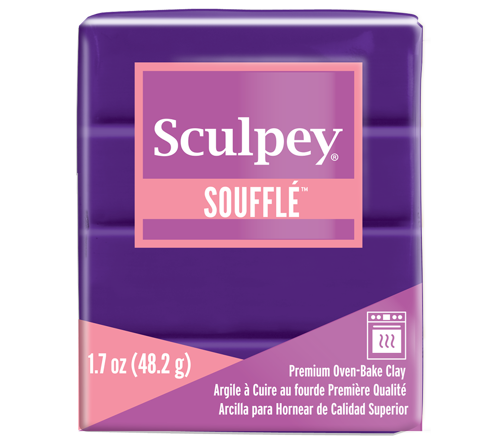 Sculpey Souffle Polimer Kil 48 Gr. Mor (royalty)