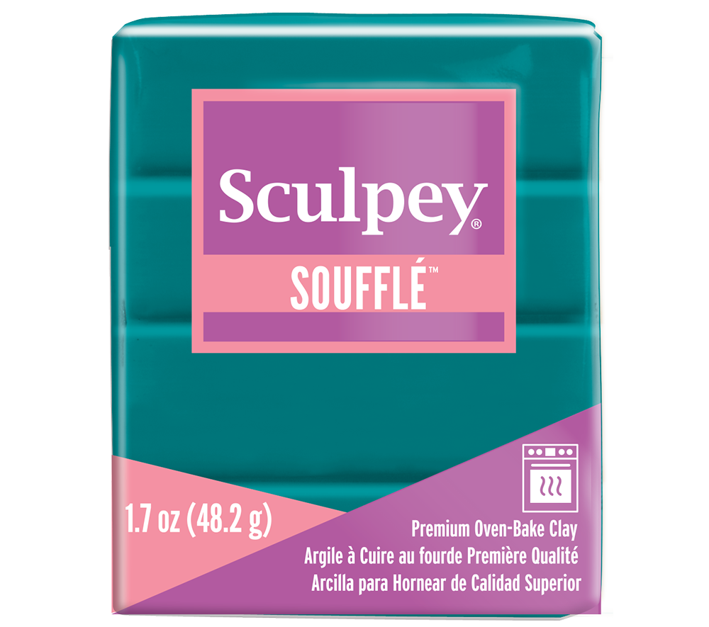 Sculpey Souffle Polimer Kil 48 Gr. Turkuaz (sea Glass)