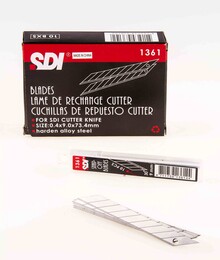 SDI 30 Derece Açılı Dar Maket Bıçağı Yedeği 9 mm 100'lü Paket - Thumbnail