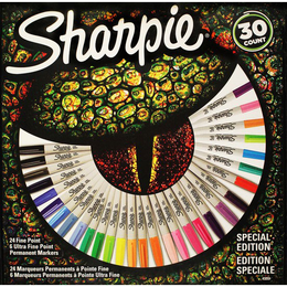 Sharpie Permanent Marker Kalem Seti Fine Uç 30 Renk KERTENKELE