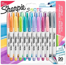 Sharpie S-Note Creative Marker İşaretleme Kalemi Seti 20 RENK