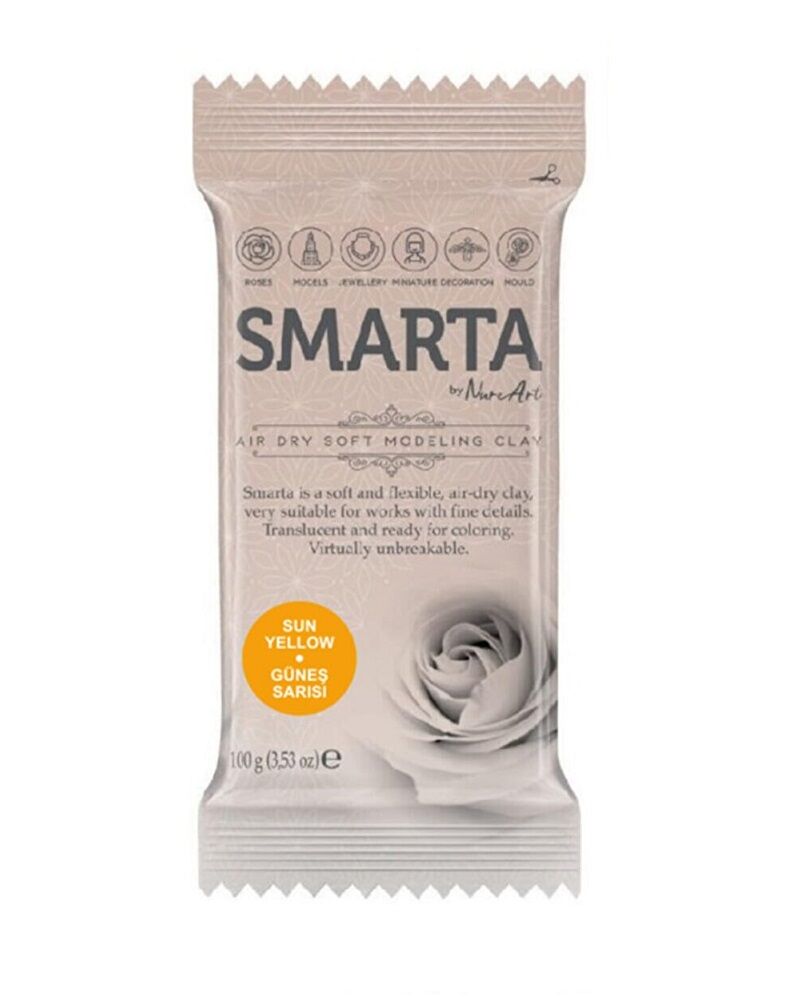 Smarta Havayla Kuruyan Modelleme Hamuru 100 Gr. Güneş Sarısı