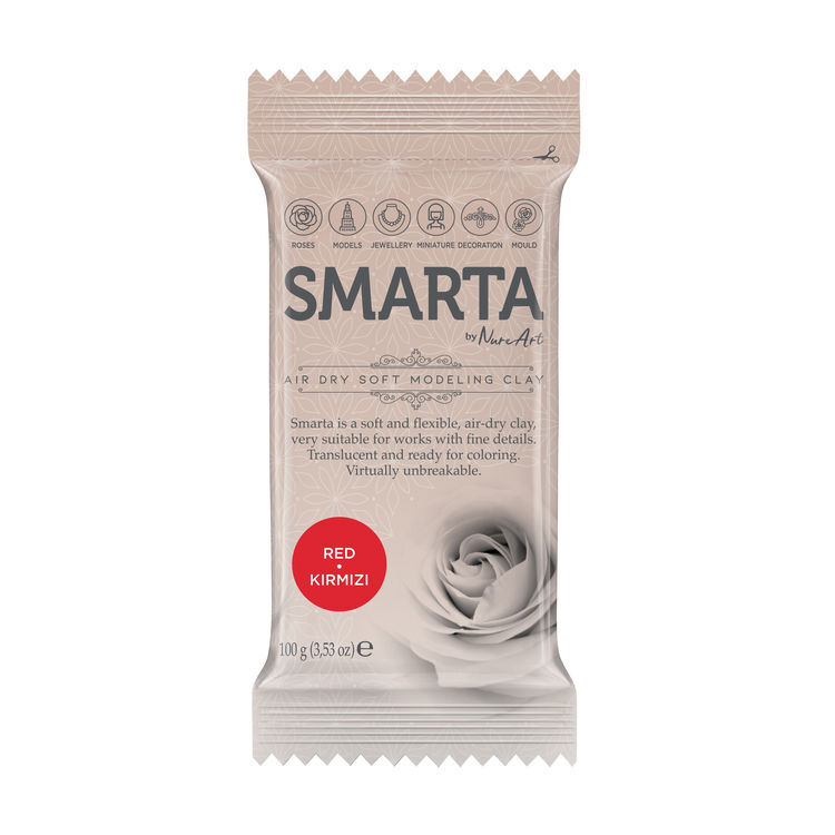 Smarta Havayla Kuruyan Modelleme Hamuru 100 Gr. Kırmızı