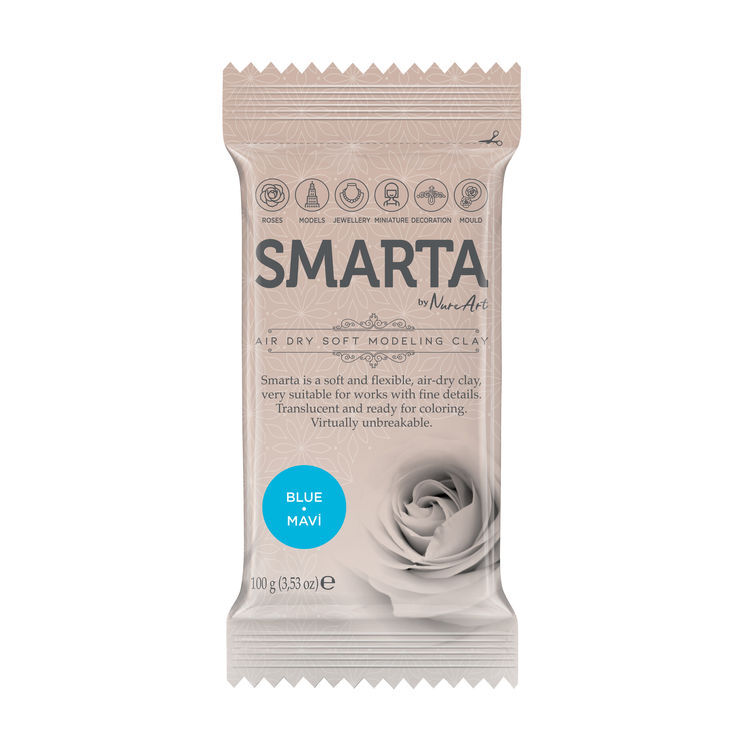 Smarta Havayla Kuruyan Modelleme Hamuru 100 Gr. Mavi