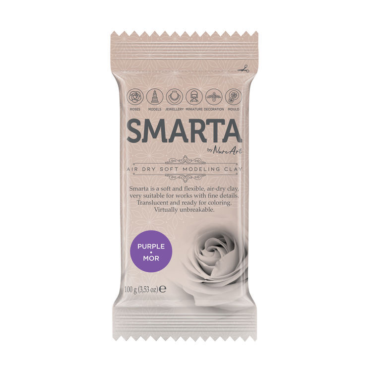 Smarta Havayla Kuruyan Modelleme Hamuru 100 Gr. Mor
