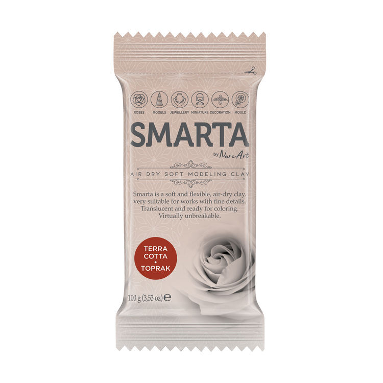 Smarta Havayla Kuruyan Modelleme Hamuru 100 Gr. Toprak Rengi