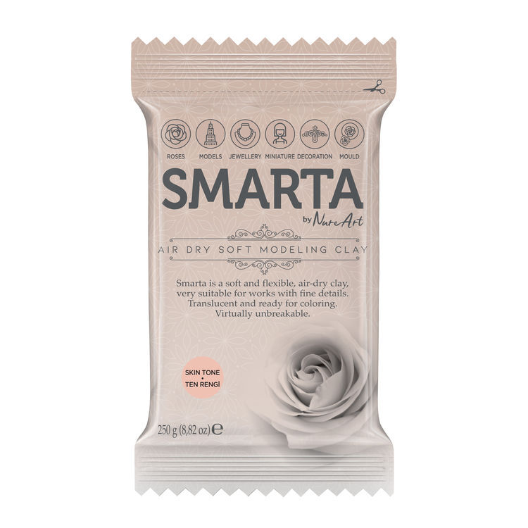 Smarta Havayla Kuruyan Modelleme Hamuru 250 Gr. Ten Rengi