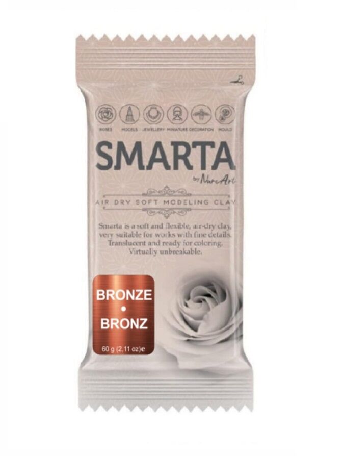 Smarta Havayla Kuruyan Modelleme Hamuru 60 Gr. Metalik Bronz