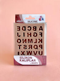 Smarta Silicone Moulds Silikon Epoksi ve Polimer Kil Kalıbı ALPHABET