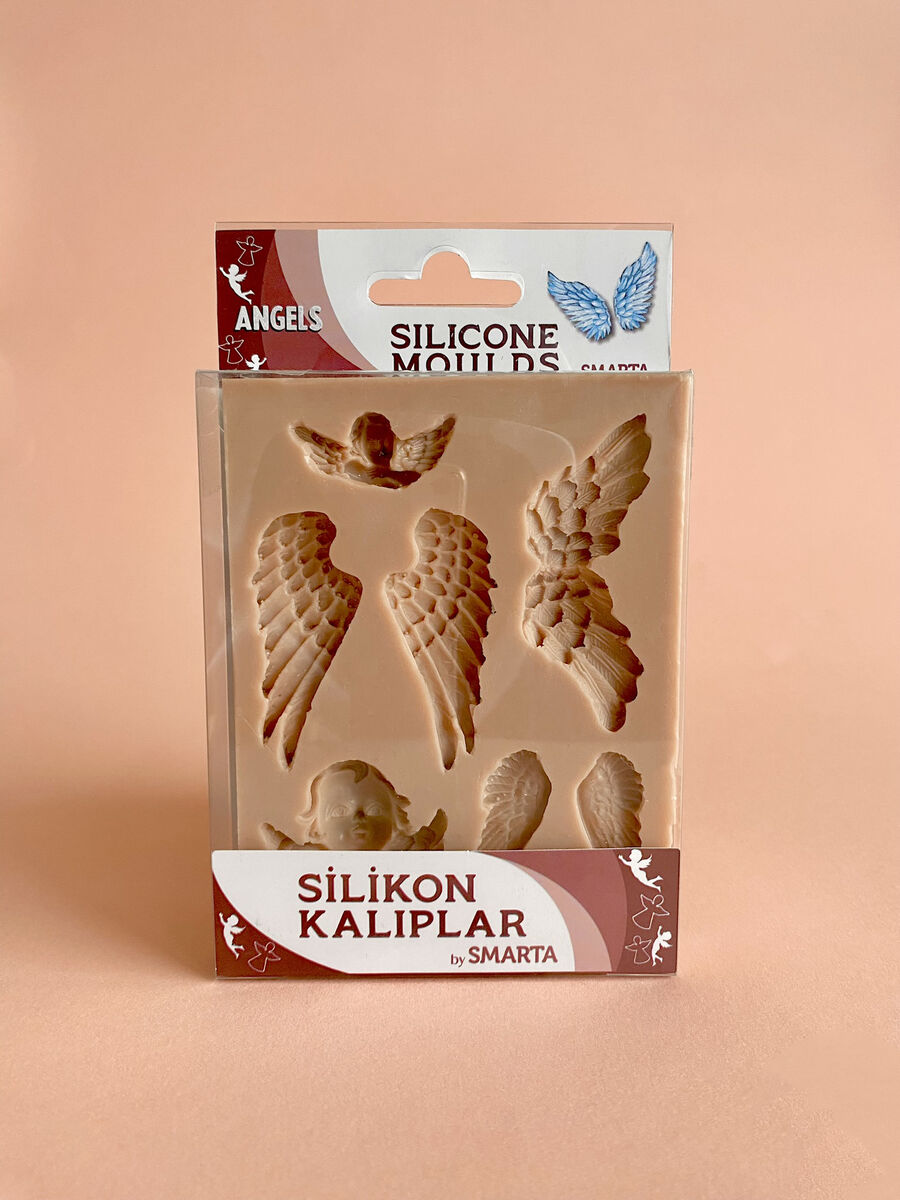 Smarta Silicone Moulds Silikon Epoksi Ve Polimer Kil Kalıbı Angels