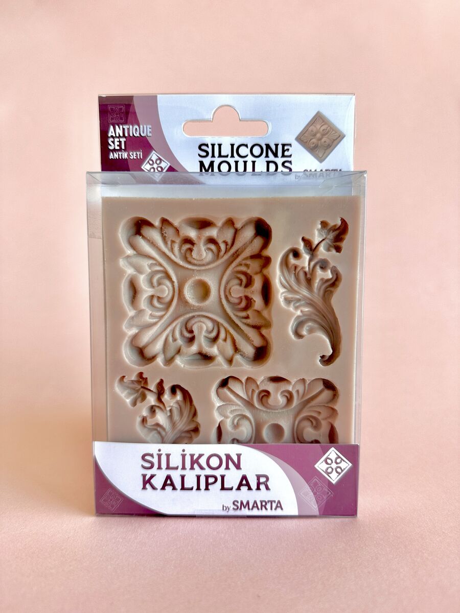 Smarta Silicone Moulds Silikon Epoksi Ve Polimer Kil Kalıbı Antıque Set