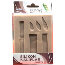 Smarta Silicone Moulds Silikon Epoksi ve Polimer Kil Kalıbı BAMBOO