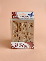 Smarta Silicone Moulds Silikon Epoksi ve Polimer Kil Kalıbı BUTTERFLIES