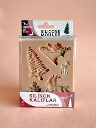 Smarta Silicone Moulds Silikon Epoksi ve Polimer Kil Kalıbı CHRISTMAS SET