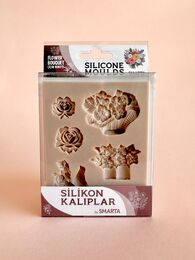 Smarta Silicone Moulds Silikon Epoksi ve Polimer Kil Kalıbı FLOWER BOUQUET