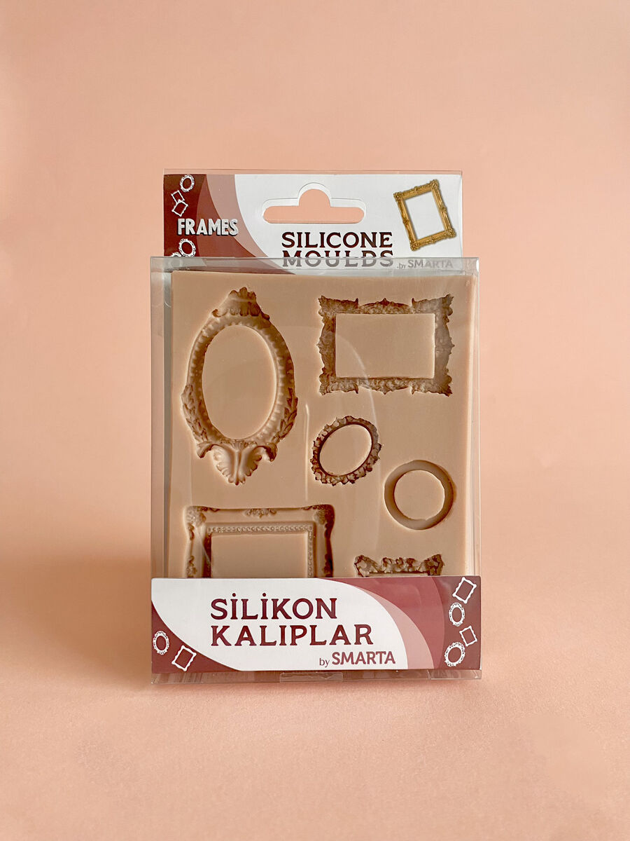 Smarta Silicone Moulds Silikon Epoksi Ve Polimer Kil Kalıbı Frames