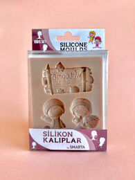 Smarta Silicone Moulds Silikon Epoksi ve Polimer Kil Kalıbı KIDS SET