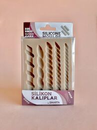 Smarta Silicone Moulds Silikon Epoksi ve Polimer Kil Kalıbı ROPE BORDER - 1