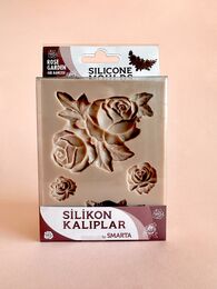 Smarta Silicone Moulds Silikon Epoksi ve Polimer Kil Kalıbı ROSE GARDEN SET