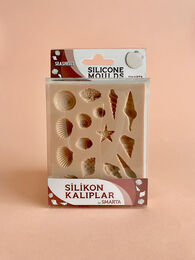 Smarta Silicone Moulds Silikon Epoksi ve Polimer Kil Kalıbı SEASHELLS