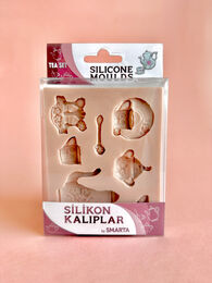 Smarta Silicone Moulds Silikon Epoksi ve Polimer Kil Kalıbı TEA SET