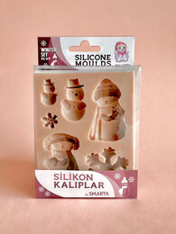 Smarta Silicone Moulds Silikon Epoksi ve Polimer Kil Kalıbı WINTER SET