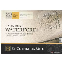St. Cuthberts Mill Saunders Waterford Sulu Boya Defteri Blok Rough - Kalın Doku 300 gr. 18x26 cm. 20 Yaprak