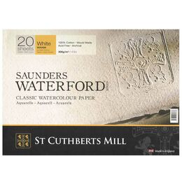 St. Cuthberts Mill Saunders Waterford Sulu Boya Defteri Blok Rough - Kalın Doku 300 gr. 31x41 cm. 20 Yaprak - 1