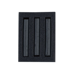 St. Petersburg Ladoga Charcoal Füzen Seti Çizim Tebeşiri 3'lü Black Sauce - 2