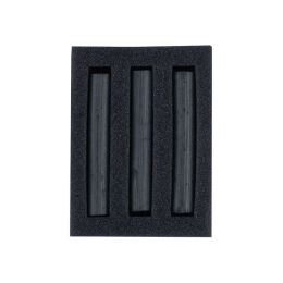 St. Petersburg Ladoga Charcoal Füzen Seti Çizim Tebeşiri 3'lü Black Sauce - 2