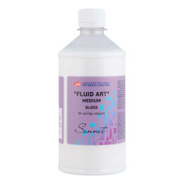 St. Petersburg Sonnet Fluid Art Medium Gloss Parlak Fluid Medyum 500 ml. - 1