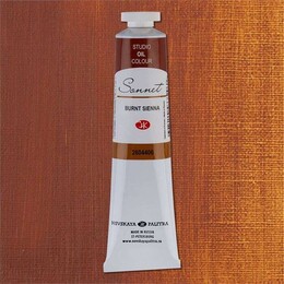 St. Petersburg Sonnet Yağlı Boya 46 ml. 406 Burnt Sienna - 1