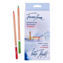 St. Petersburg White Nights Aquarell Sulu Boya Kalemi Seti 12 Renk - 1