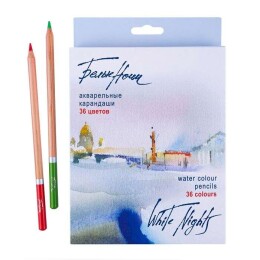St. Petersburg White Nights Aquarell Sulu Boya Kalemi Seti 36 Renk - 1