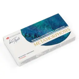 St. Petersburg White Nights Metamorphosis Granulation Tablet Sulu Boya Seti 12 Renk Karton Kutu - 4