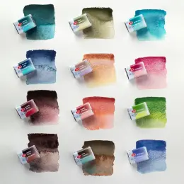 St. Petersburg White Nights Metamorphosis Granulation Tablet Sulu Boya Seti 12 Renk Metal Kutu - 3