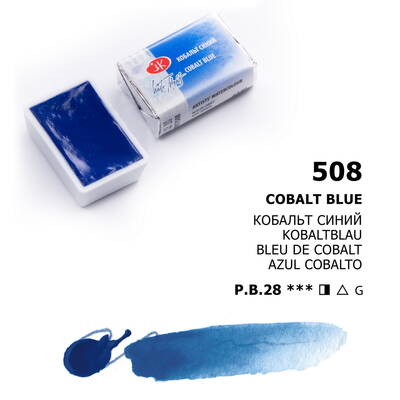 St. Petersburg White Nights Tam Tablet Sulu Boya 508 Blue Cobalt