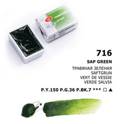 St. Petersburg White Nights Tam Tablet Sulu Boya 716 Sap Green - 1