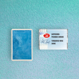 St. Petersburg White Nights Tam Tablet Sulu Boya 997 Turquoise - Rose Shine - 2