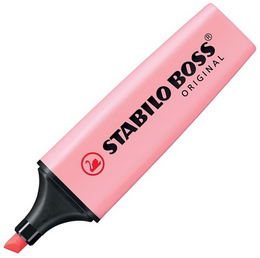 Stabilo Boss Original Fosforlu İşaretleme Kalemi PASTEL PEMBE