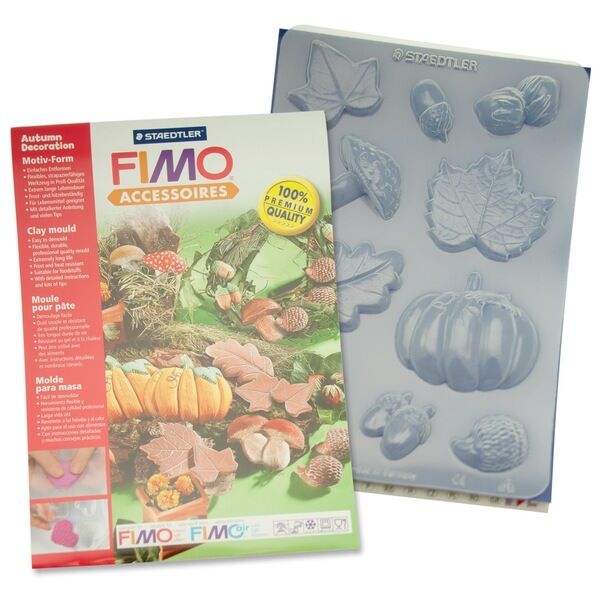 Staedtler Fimo Clay Mould Polimer Kil Şekillendirme Kalıbı Autumn Decoratıons